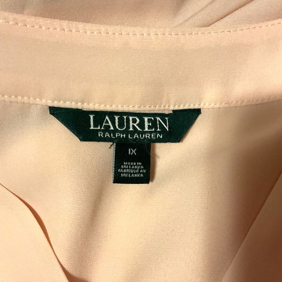 Ralph Lauren soft pink sheers blouse 1x - Picture 3 of 4